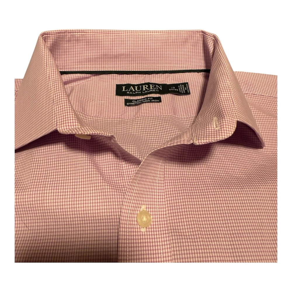Ralph Lauren Green Label Pink Plaid Shirt Button Down Longsleeve luxury